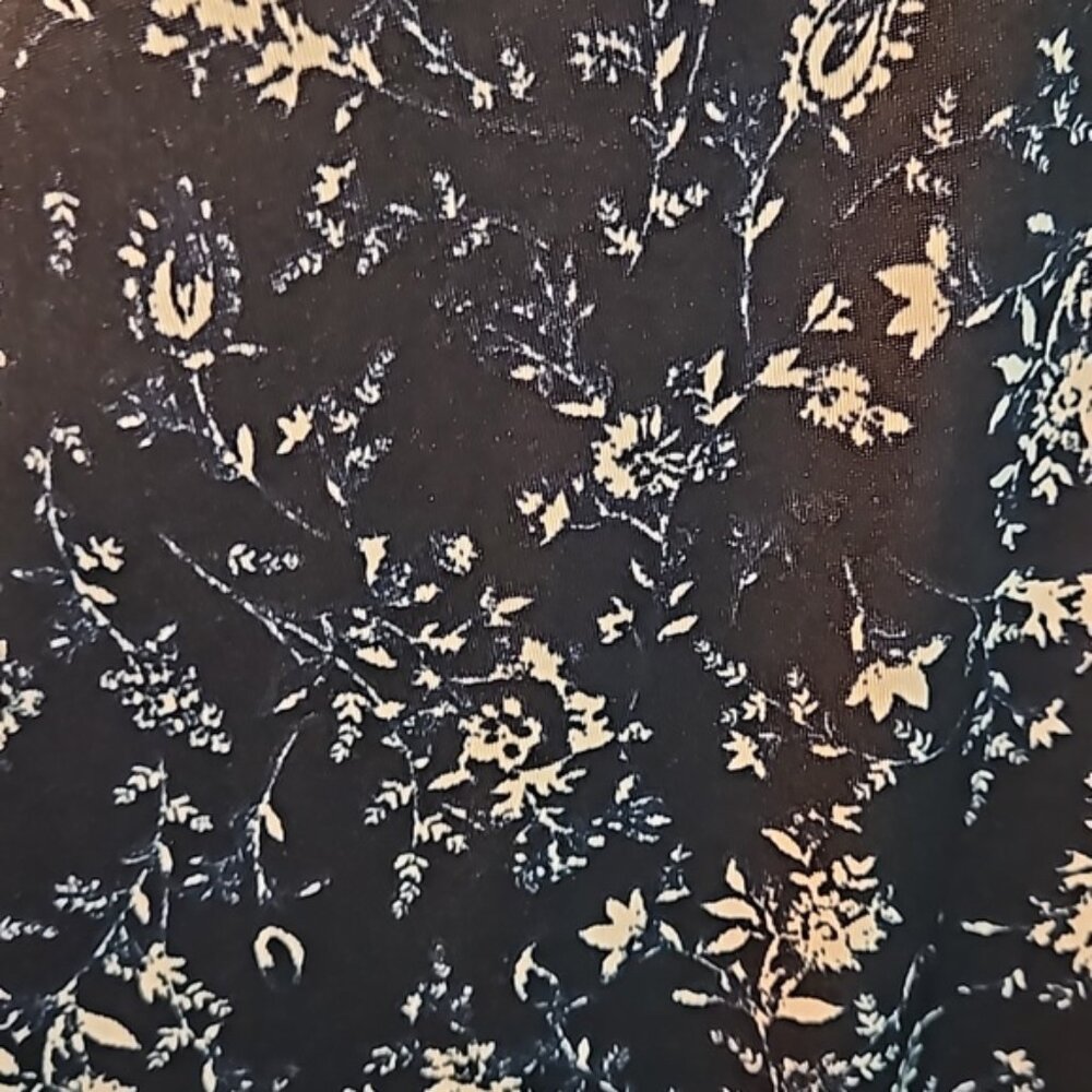 Lularoe Maxi XL Very Dark Blue and White NWOT